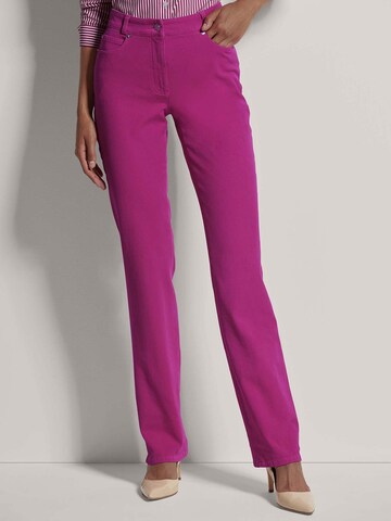 MADELEINE Slimfit Jeans in Pink: Vorderseite
