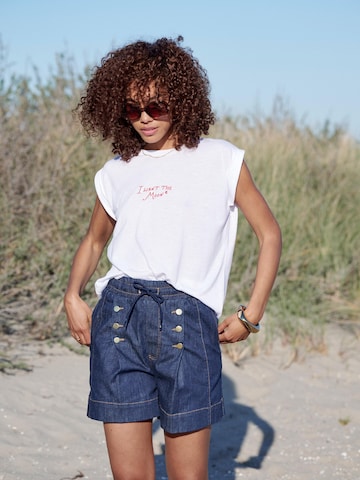 I want the moon Regular Jeans 'Lia' in Blauw