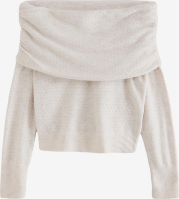 Pull-over Next en beige : devant