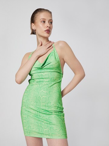 Robe de cocktail 'Nelly' VIERVIER en vert : devant