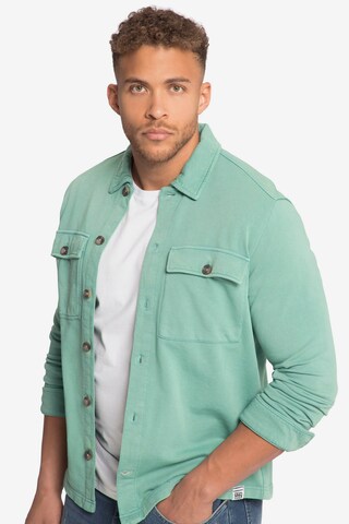 STHUGE Regular fit Overhemd in Groen: voorkant