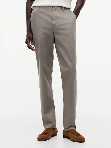 Regular Pantalon chino 'Denton' TOMMY HILFIGER en gris : devant