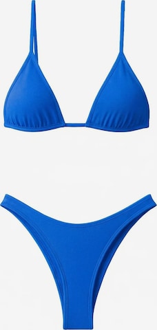 Kalaia Triangel Bikini in Blau: Vorderseite