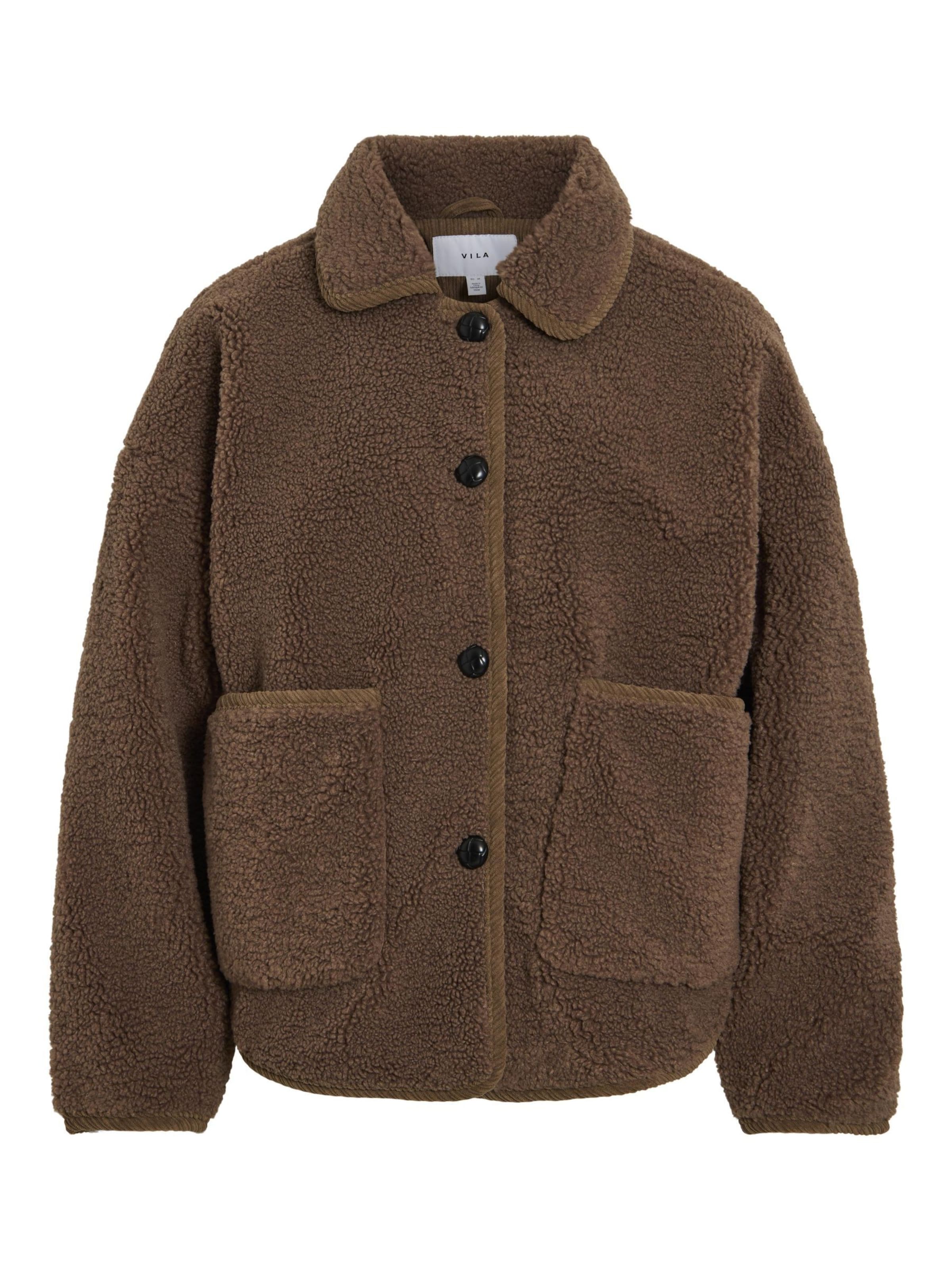 VILAPrijelazna jakna 'VIMELUSA' - smeđa boja: prednji dio