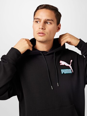 PUMA Sweatshirt 'Fandom' in Schwarz