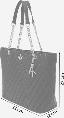 ARMANI EXCHANGE Nákupní taška – černá