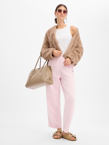 AMERICAN VINTAGE Loosefit Broek 'Plizzy' in Roze