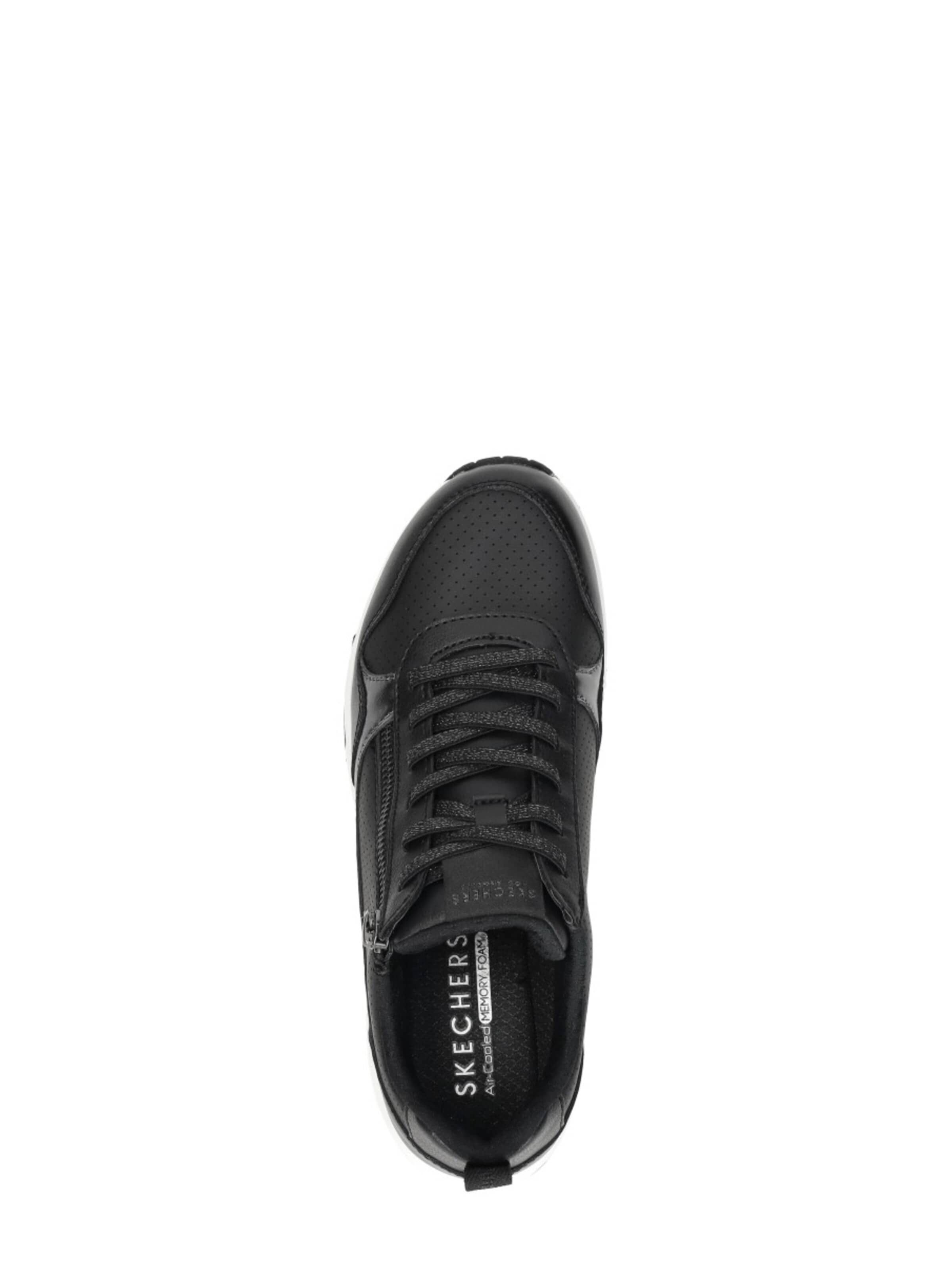 SKECHERS Sneakers laag 'Uno - Metallic Sliders' in Zwart
