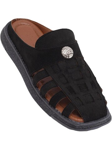 Limoya Mules 'Alde' in Black: front