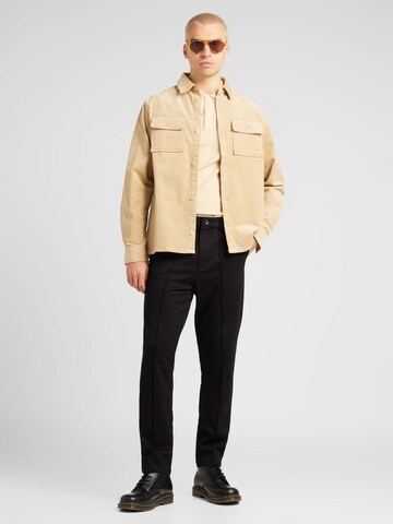 OLYMP Poloshirt (OCS) in Beige