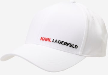 Karl Lagerfeld Pet in Wit: voorkant