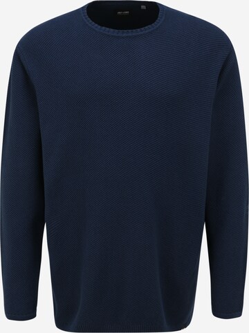 Only & Sons Big & Tall Sweater 'DAN' in Blue: front