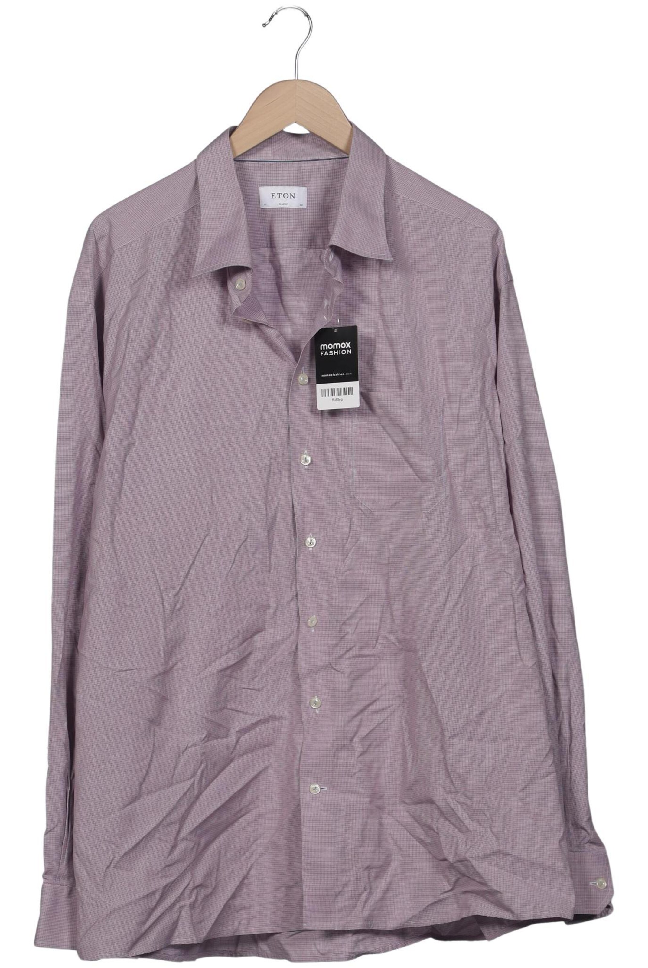ETON Button Up Shirt in 5XL in Purple: front