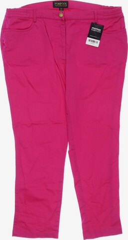 POMPÖÖS Pants in XXL in Pink: front