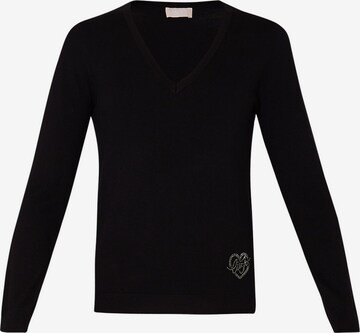 Pull-over Liu Jo en noir : devant