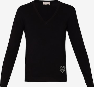 Pull-over Liu Jo en noir : devant