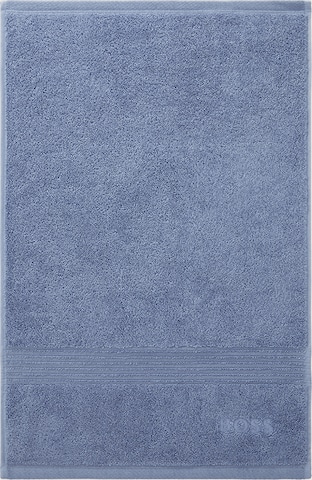 BOSS Towel in Blue: front