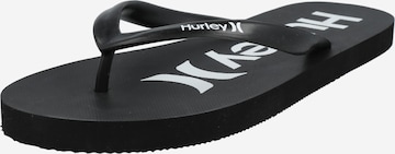 juoda Hurley Sandalai / maudymosi batai: priekis