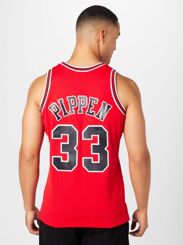 T-Shirt fonctionnel 'Scottie Pippen' Mitchell & Ness en rouge