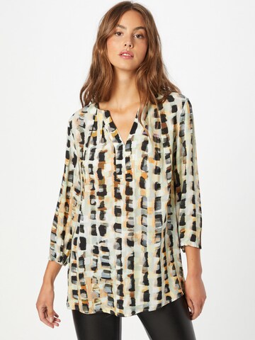 Cartoon Blouse in Beige: voorkant