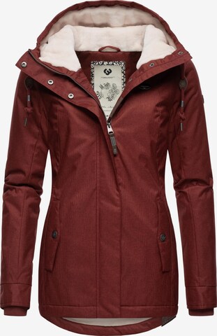 Ragwear Winterjas 'Monade' in Rood: voorkant