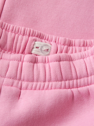 NAME IT - Pierna ancha Pantalón en rosa