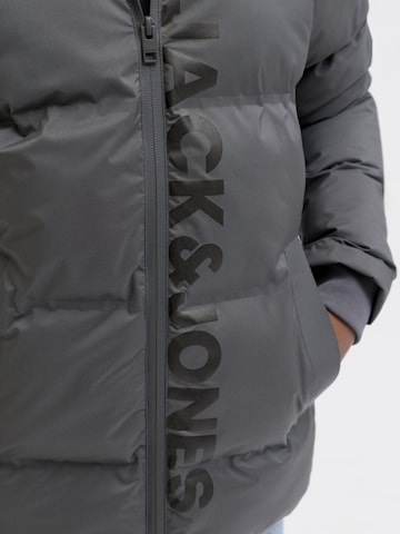 JACK & JONES Winter Jacket 'JJKAITO PUFFER' in Grey