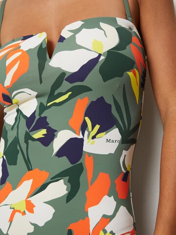 Bustier Maillot de bain ' Allover Prints ' Marc O'Polo en mélange de couleurs