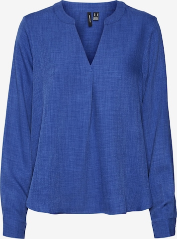 VERO MODA Blouse 'MARLA' in Blauw: voorkant