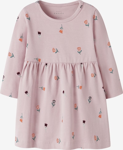 NAME IT Haljina 'NBFVANDORA' u kraljevski zelena / patlidžan / sivkasto ljubičasta (mauve) / ciglasto crvena, Pregled proizvoda