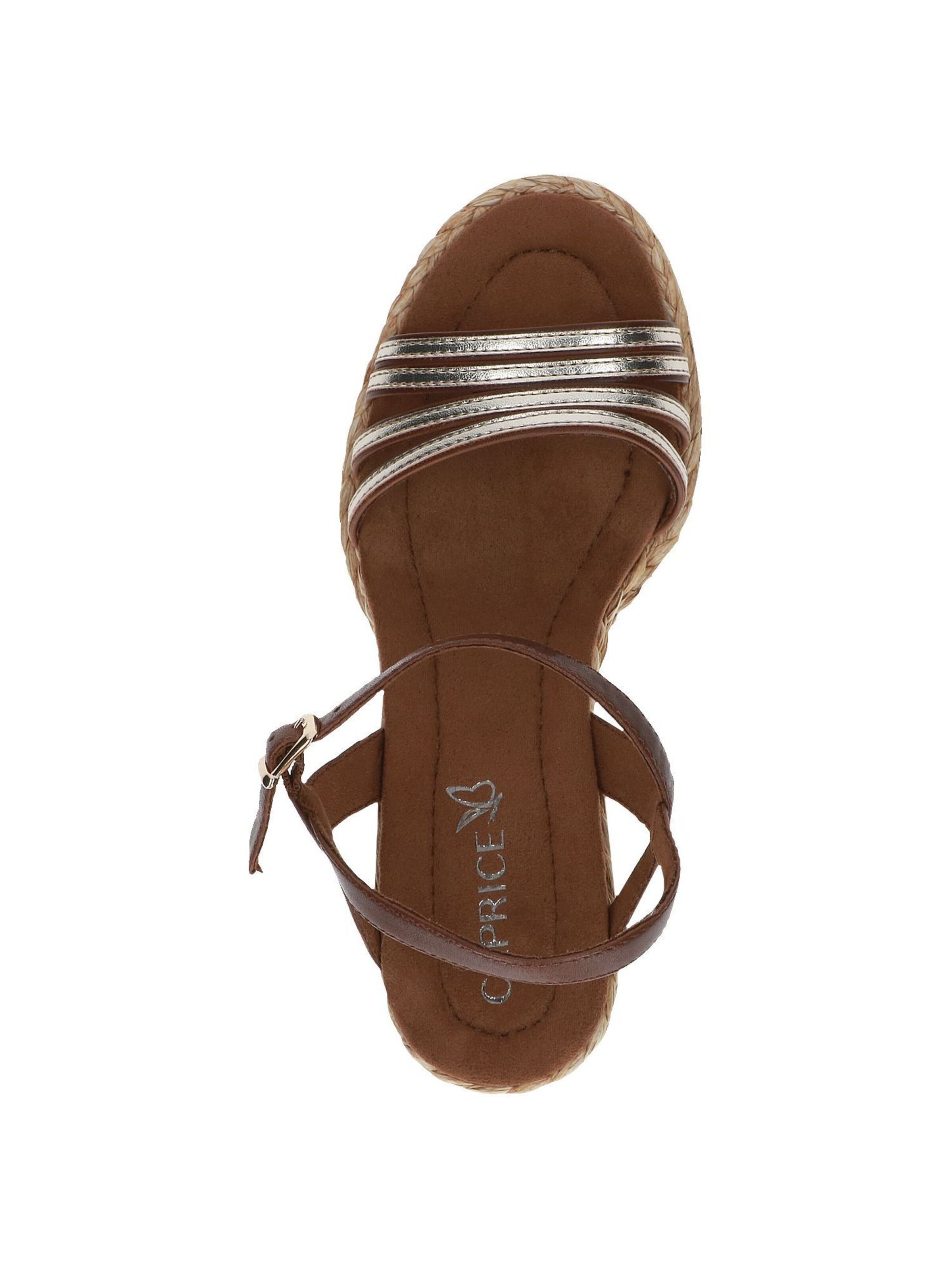 CAPRICE Sandalen met riem in Bruin