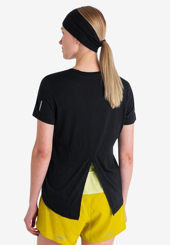 ICEBREAKER Toiminnallinen paita 'Cool-Lite Speed' värissä musta