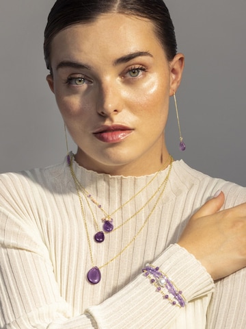 Luxenter Armband 'Athat' in Lila