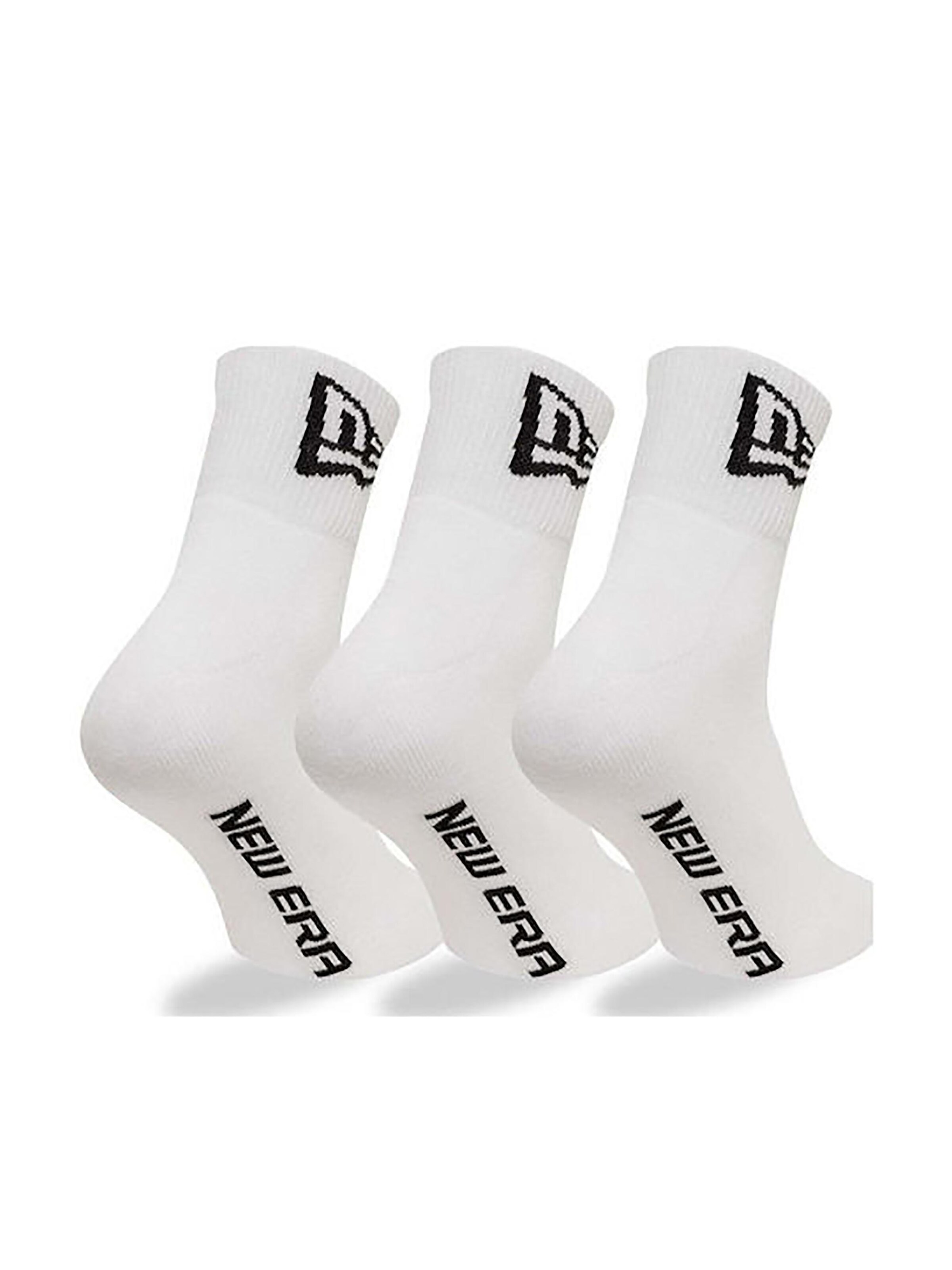 NEW ERA Ankle Socks 'Flag' in White