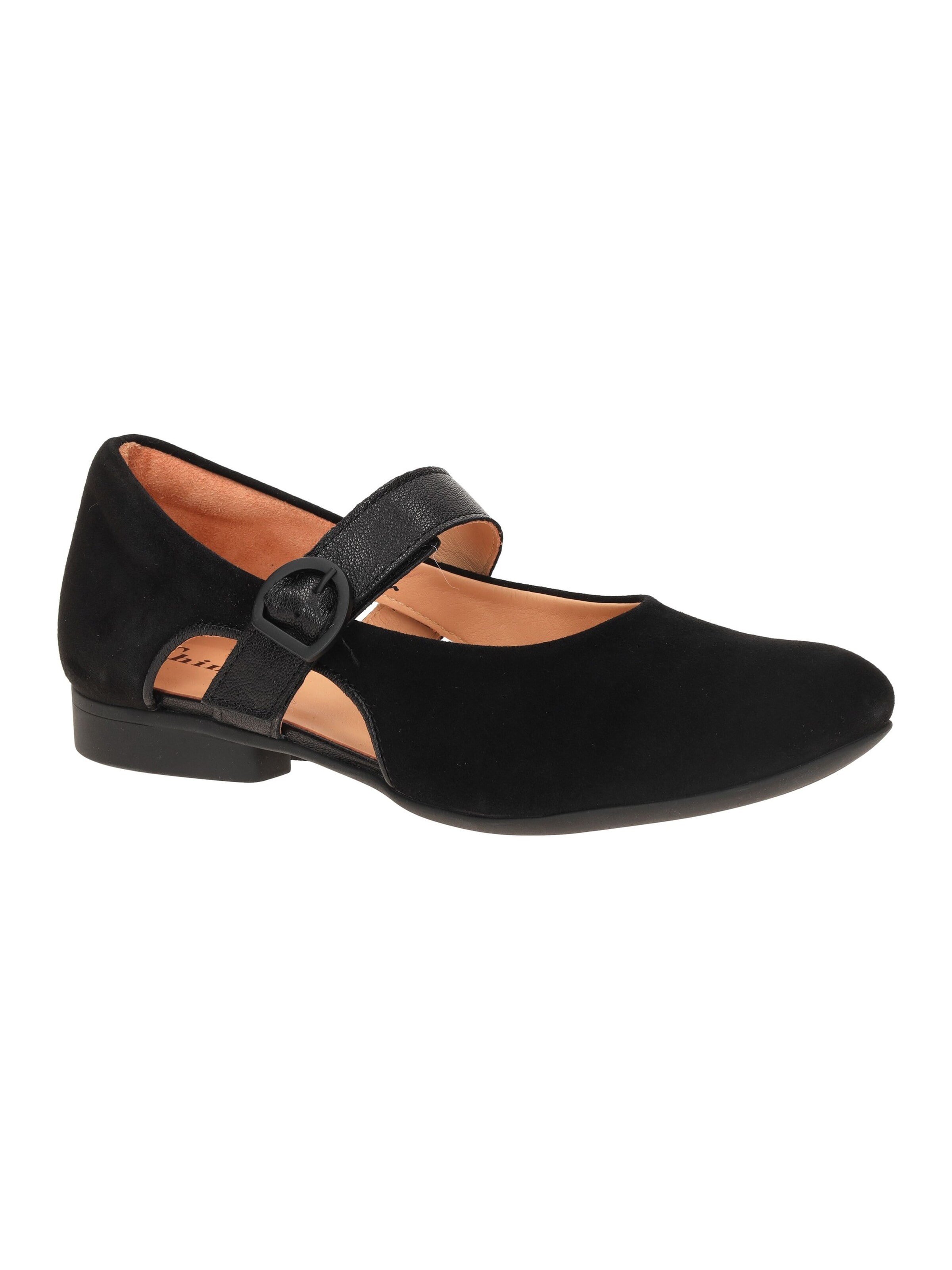 Ballerina con cinturino di THINK! in nero: frontale