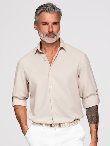 Ombre Regular fit Business shirt in Beige