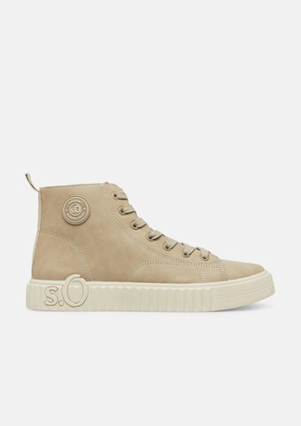 s.Oliver High-top trainers in Brown: side