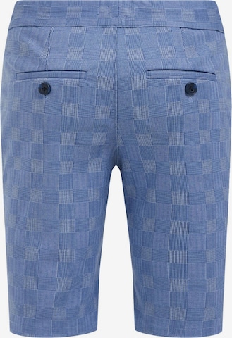 WE Fashion Slimfit Shorts in Blau