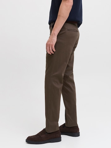 JACK & JONES Slim fit Chino trousers 'JJIMARCO JJBOWIE' in Brown
