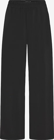 ICHI Wide Leg Hose 'IHLinna' in Schwarz: Vorderseite
