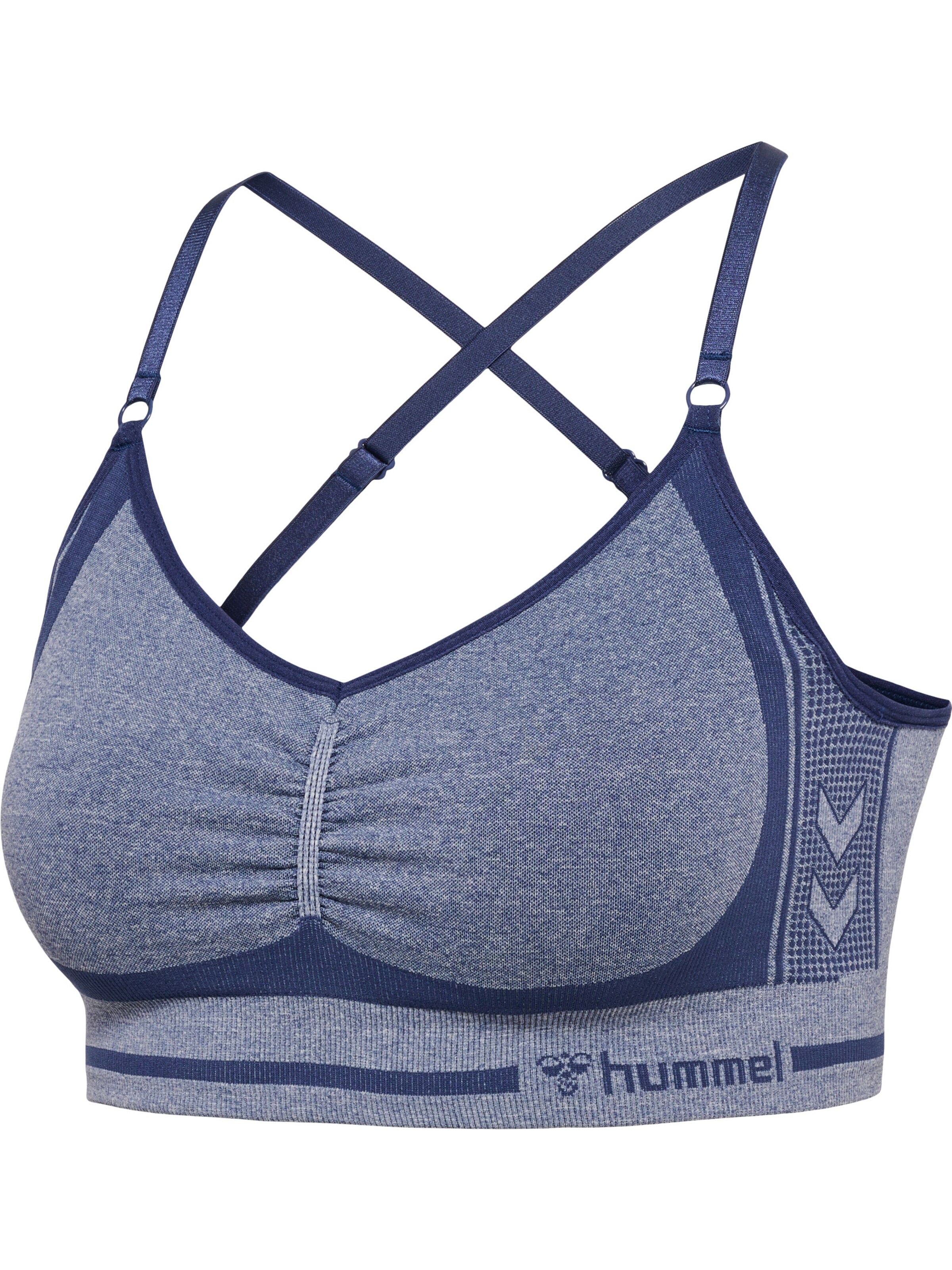 Hummel Bustier Sports-BH i blå