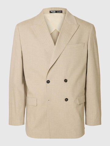SELECTED Comfort Fit Sakko in Beige: Vorderseite