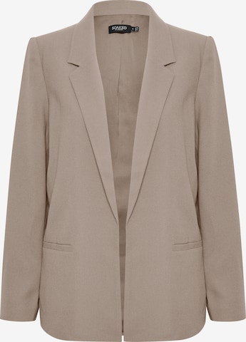 SOAKED IN LUXURY Blazer 'Shirley' in Beige: front