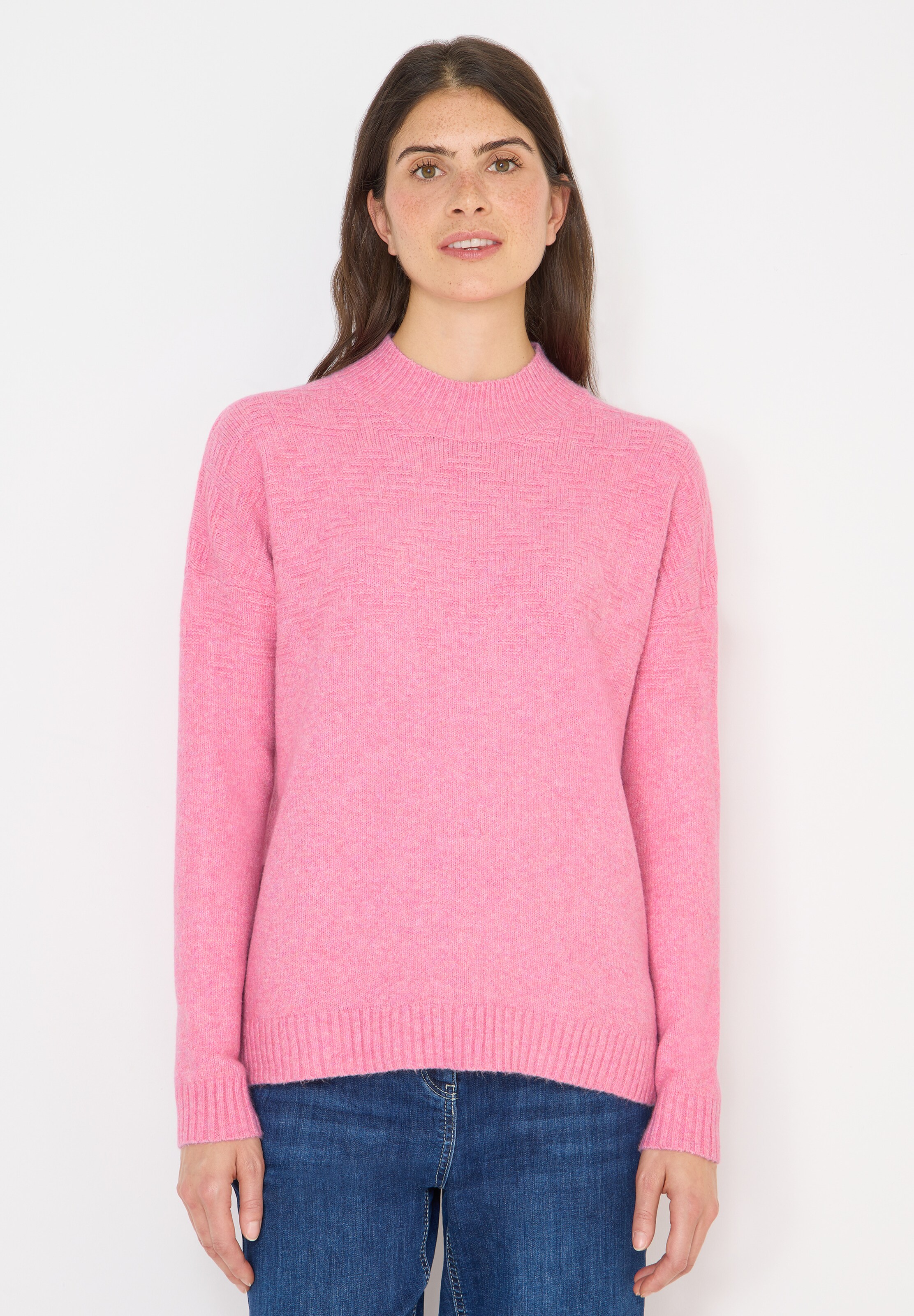 CECIL Sweater in Pink: front