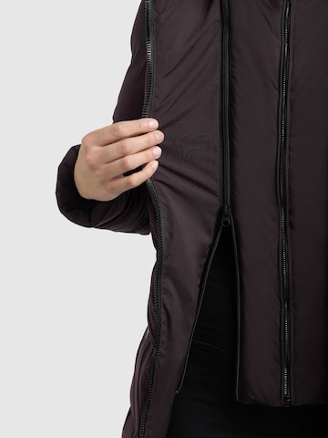 khujo Winter Jacket 'Rabb2' in Purple