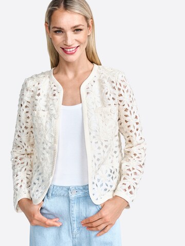 Blazer Rich & Royal en blanc : devant