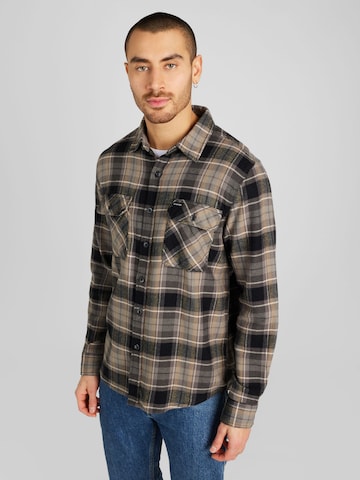 Coupe regular Chemise 'BOWERY' Brixton en marron : devant