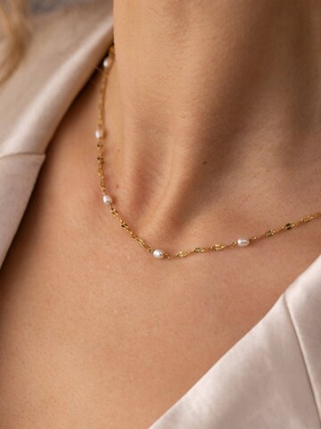 PURELEI Ketting 'Delicate Pearl' in Goud