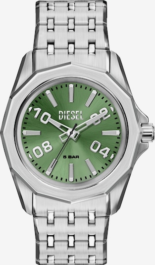 DIESEL Analoguhr in One Size in grün / silber, Produktansicht