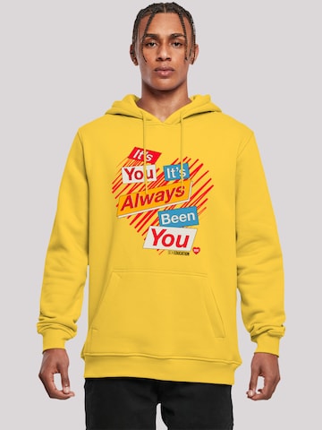 F4NT4STIC Sweatshirt 'Sex Education  It's Always You  Netflix TV Series' in Yellow: front